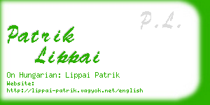 patrik lippai business card